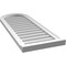 Ekena Millwork Round Top Surface Mount PVC Gable Vent w/ 2"W x 2"P Brickmould Sill Frame, 16"W x 42"H GVPRT16X4203SN - alternate 5